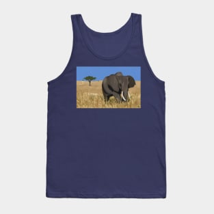 Elephant Digital Painting Tank Top